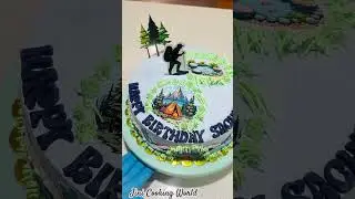 🌄 For a trekking and hiking lover, a cake inspired by the great outdoors✨🚞