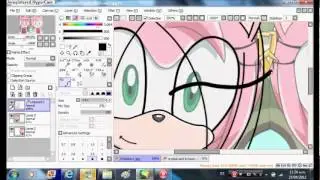 delineart amy to  liz the cat and crystal the wolf
