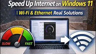 Speed Up Internet on Windows 11 | Wi-Fi & Ethernet Real Solutions