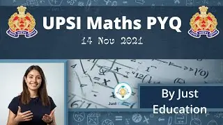 Up Si Maths Previous Year Paper Solution With Best Solution 🔥📜|| Up Si PYQ Best Solution 🔥🔥#maths