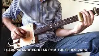 LearnCigarBoxGuitar.com archive. 3 string slide blues course #1