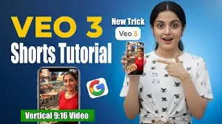How to Make Vertical 9:16 Shorts in VEO 3 | VEO 3 Shorts Tutorial