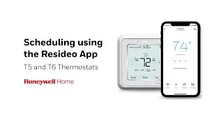 Scheduling Using the Resideo App &ndash; T5 and T6 Pro Smart