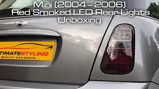 MINI R50 R52 R53 2004 - 2006 RED SMOKED LED UPGRADE REAR TAIL LIGHTS