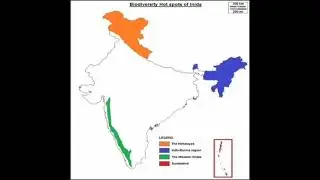 biodiversity hotspot in India map #mapsofindia #upsc #bpsc #gangariver #indiangeography #map #gk