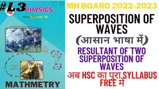 Superposition Of Waves L3 | Superposition | Constructive & Destructive Interference| HSC | MathMetry