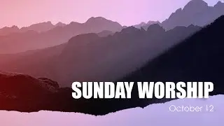 Worship SCBC Live Stream 2025-10-12