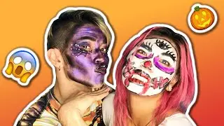 🔥OURFIRE WE DO EACH OTHER'S HALLOWEEN MAKEUP?! (BF AND GF)