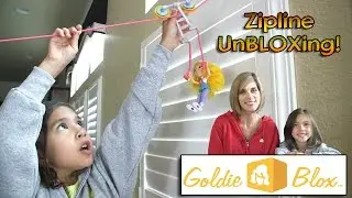 Goldie Blox ZIPLINE Action Figure UnBLOXing!!!