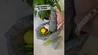 Silbatta | सिलबट्टा 🤗सिलोढ़ा | 2 new Members of my Kitchen