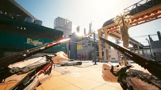 Cyberpunk 2077 - Cyborg Shinobi Ghostrunner - Aggressive Stealth Combat