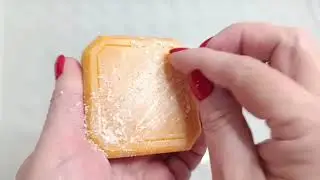 Sea Buckthorn Soap Lather ASMR . Fluffy Orange Foam & Water Sounds#ASMR #SoapCutting #SeaBuckthorn