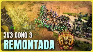 On fait l'infaisable ? Conq 3 : 3v3 : Gameplay AOE 4 avec ChuckFrancis & Symbiose (Top FR).