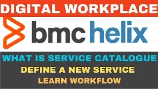 BMC Helix | BMC Helix Digital Workspace | Workflow| Define New Service | Use Existing Workflow