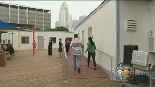 First In Series Of Temporary LA Homeless Shelters Rolls Out Next Week