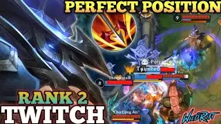 TWITCH FULL ATTACK SPEED IS SCARY! OP POISON SHOT - TOP 2 GLOBAL TWITCH BY Tank Cho TW Lo -WILD RIFT