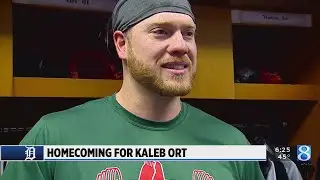 Red Sox pitcher Kaleb Ort has a homecoming of his own in Detroit