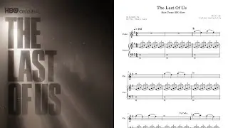 Violin and Piano Easy  Sheet Music | The Last Of Us | HBO Main Theme