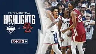 ГЛАВНЫЕ МОМЕНТЫ | Мужская баскетбольная команда UConn против Boston College (показательный матч)