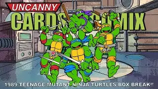 1989 TEENAGE MUTANT NINJA TURTLES BOX OPENING | UNCANNY CARDS & COMIX