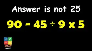This Math Problem Fools Most People. Can You Solve it Super Fast?