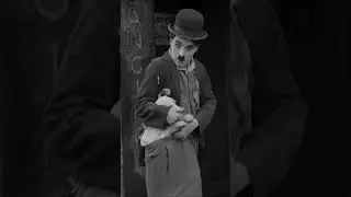 Sneaking the dog. #charliechaplin    #dog   #comedy
