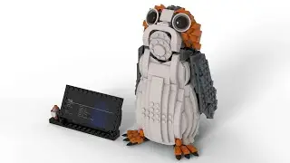 Lego 75230 Porg Speed Build LDD by PLegoBB