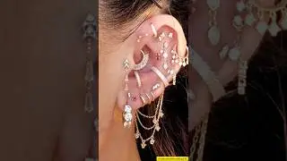 piercing earrings design ideas #hilix #haul #piercing #conch #earstud #fashion #jewellery #shorts