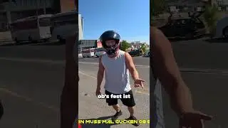 Gegen den Auspuff treten okay?