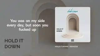 DSHIIZUS - HOLD IT DOWN (VISUALIZER)