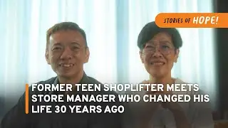 Former teen shoplifter meets store manager who changed his life 30 years ago
