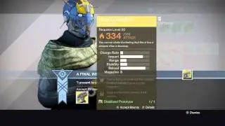 Getting last exotic bounty weapon