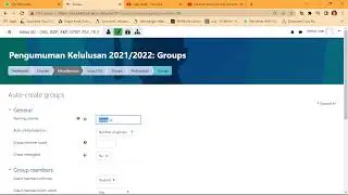 Membuat Auto Group database user moodle