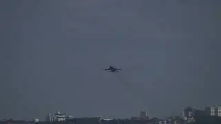 USAF F16 Departing from Futenma Airstation,Japan