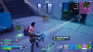 Fortnite fun time having a blast til the very end, trio win