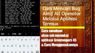 Cara Mencari Bug Aktif All Operator di Aplikasi Termux || TutorialTermux