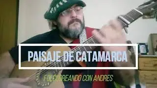 PAISAJE DE CATAMARCA. 🌅🎸🎸 ZAMBA  tutorial CON LETRA Y cancion en guitarra