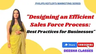 SALES FORCE DESIGNING PROCESS || HPSC PGT COMMERCE 2023, NET COMMERCE 2023, IBPS SO EXAM 2023