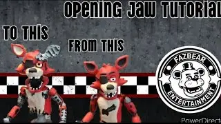 Fnaf action Figure Jaw Opening Tutorial (Reupload with Captions)