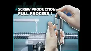 Immerse yourself in the full production process of rolled screws!#automation