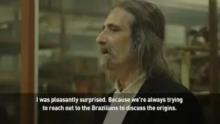Exploring the origin of an intriguing instrument played in Brazil