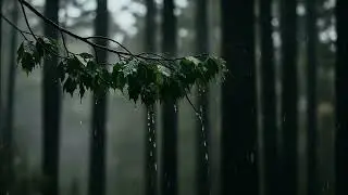 Deep Sleep Rain Ambience | Meditation Music, Relaxation, Nature Ambience, Calm Night