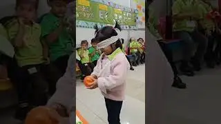 Drop the ball with blind fold