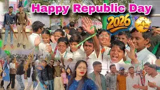 Happy 77th Republic Day 2026 😍 26 January Special Dance & Jhanki Program Police Ground Bilaspur 2026