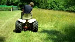 Haban Sickle Mower on Bolens 1476 Large Frame
