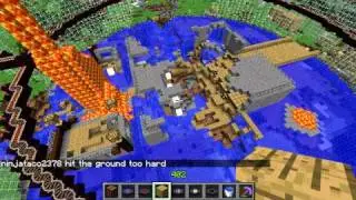 Minecraft: Gazamo spawn destroyed.