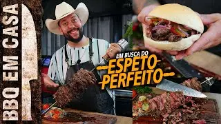 COMO FAZER CHURRASCO GREGO - EM BUSCA DO ESPETO PERFEITO | BBQ EM CASA