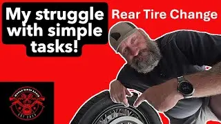 Changing Rear Tire on 2024 Heritage Softail Classic - My Struggle