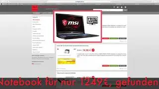 Schn&auml;ppchen des Tages 27.11.17 - MSI GE73 7RD-004 Raider Gaming Notebook