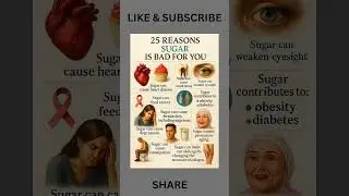 25 Reasons Sugar Is Bad for You 🍭 | Quit Sugar Challenge | Health & Fitness Motivation